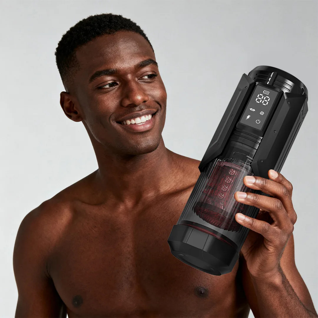 7 Sucking Thrusting Rotating App Controlled Waterproof Telescopic Automatic Male Stroker For Adult - Image 5