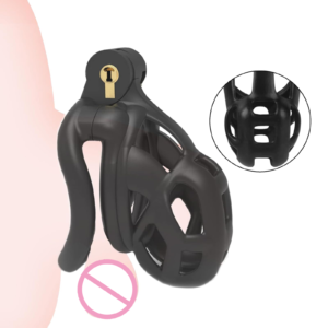 Fetish Anti-Masturbation Bandage Male Penis Chastity Lock Cage For Adult