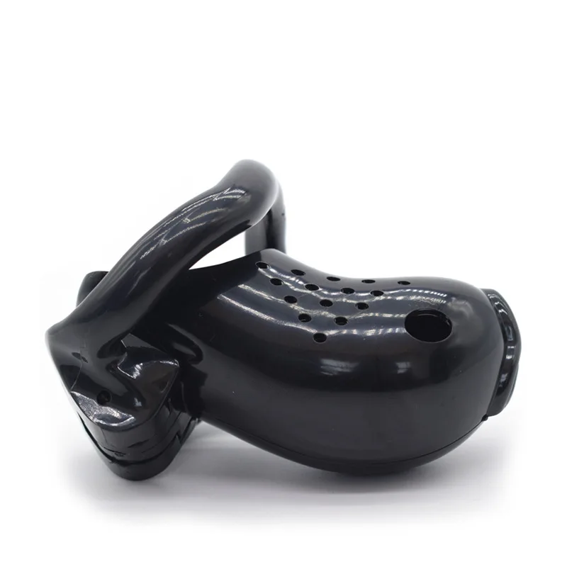 Male Chastity Device Goldfish-shaped Resin Lock Adult Lower Body Training Birdcage SM Alternative Toys HUAWEN HW-ML250047 4