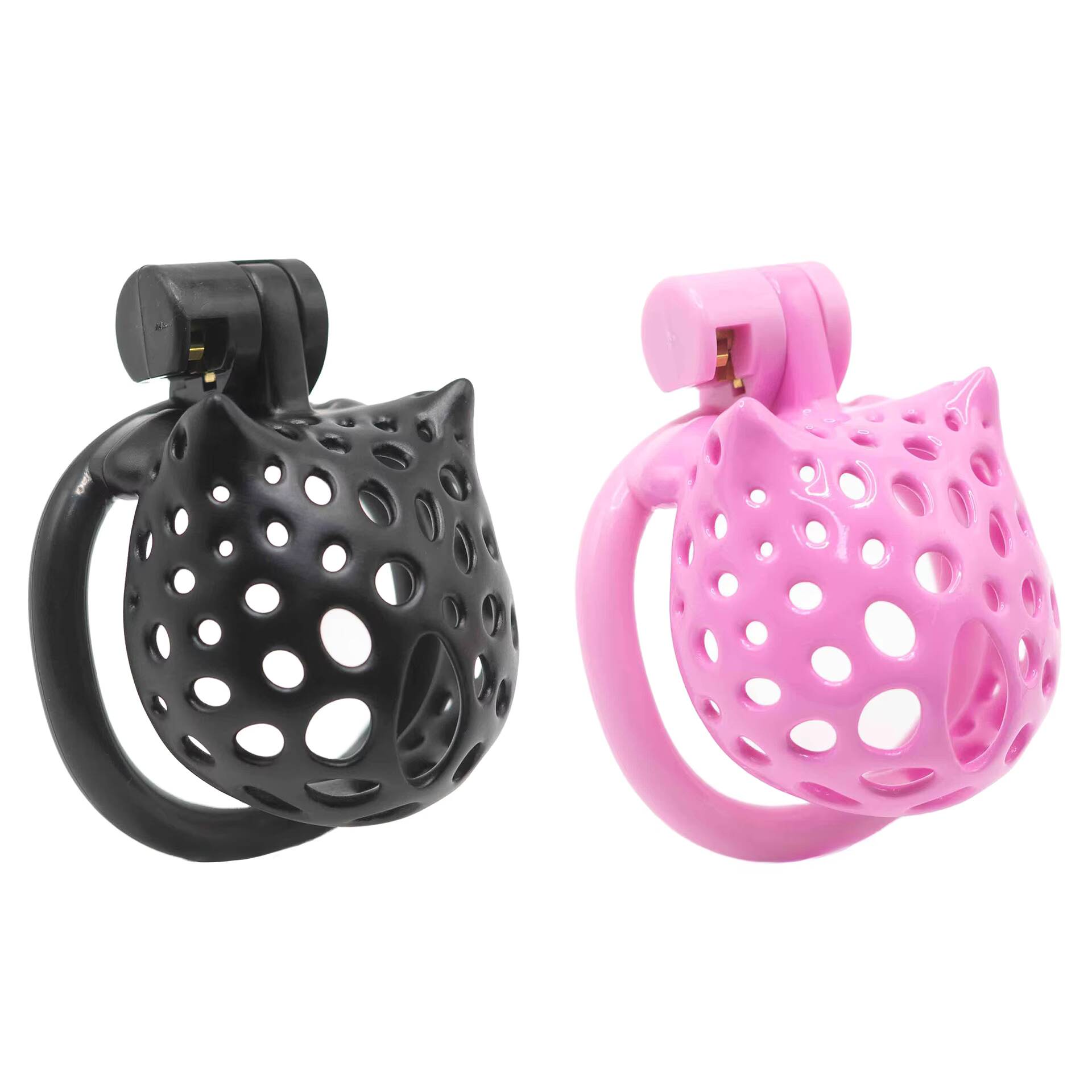 Hollowed-out cat Chastity for Male Genital Restraint Dog Slave Training with Erotic Lock 3