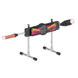 Automatic Thrusting Love Gun, Couples Double-Play Double Penetrator Realistic Dildo