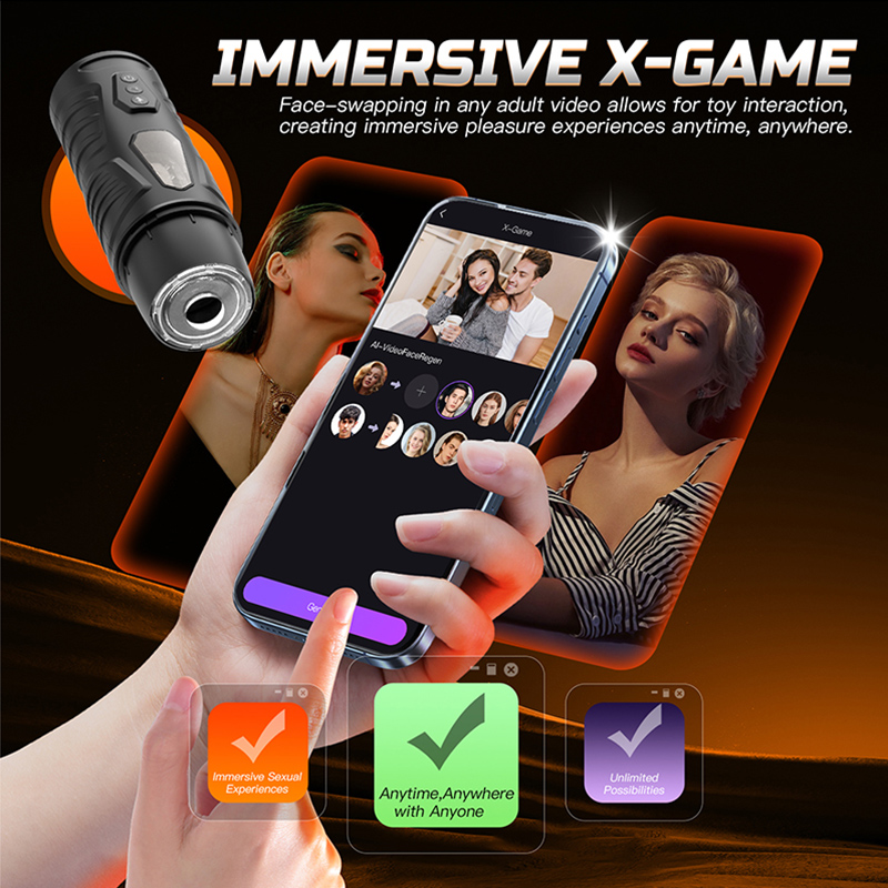 6 IN 1 6 Rotating Thrusting Electric APP Controlled Automatic Male Stroker Masturbation Device Adults Toys - Image 5