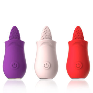 10 Licking Modes Rose Shaped Sucking and Licking Clitoris Stimulator Vibrator For Adult