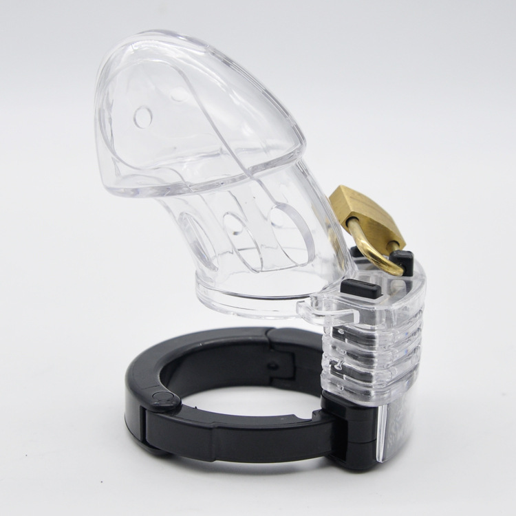 Plastic Male Chastity Devices Adult Lock Cage SM Accessories Sex Toys 3