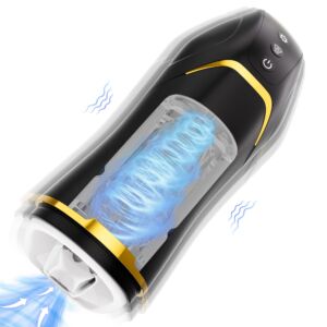 10 Vibrating Automatic 5 Sucking Male Masturbator Sex Toys For Adult