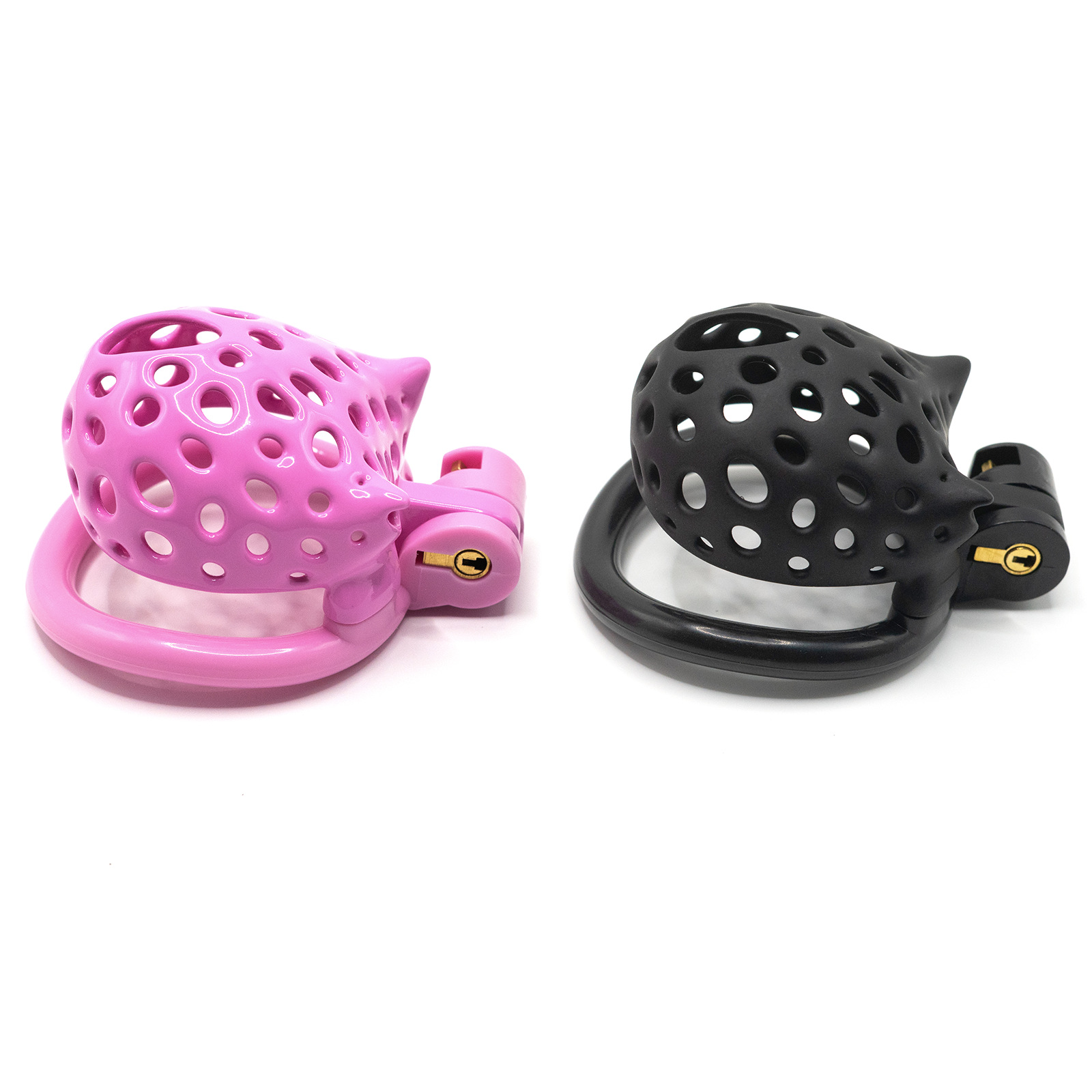 Hollowed-out cat Chastity for Male Genital Restraint Dog Slave Training with Erotic Lock 7