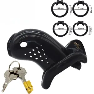 Male Chastity Device, Goldfish-shaped Resin Lock, Adult Lower Body Training Birdcage